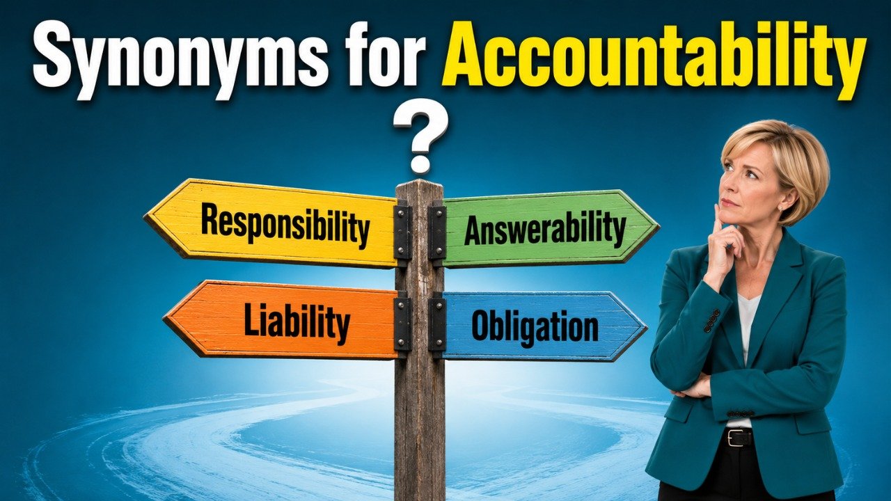 44+ Synonyms for Accountability: Usage, Context & Examples