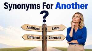 synonyms for another