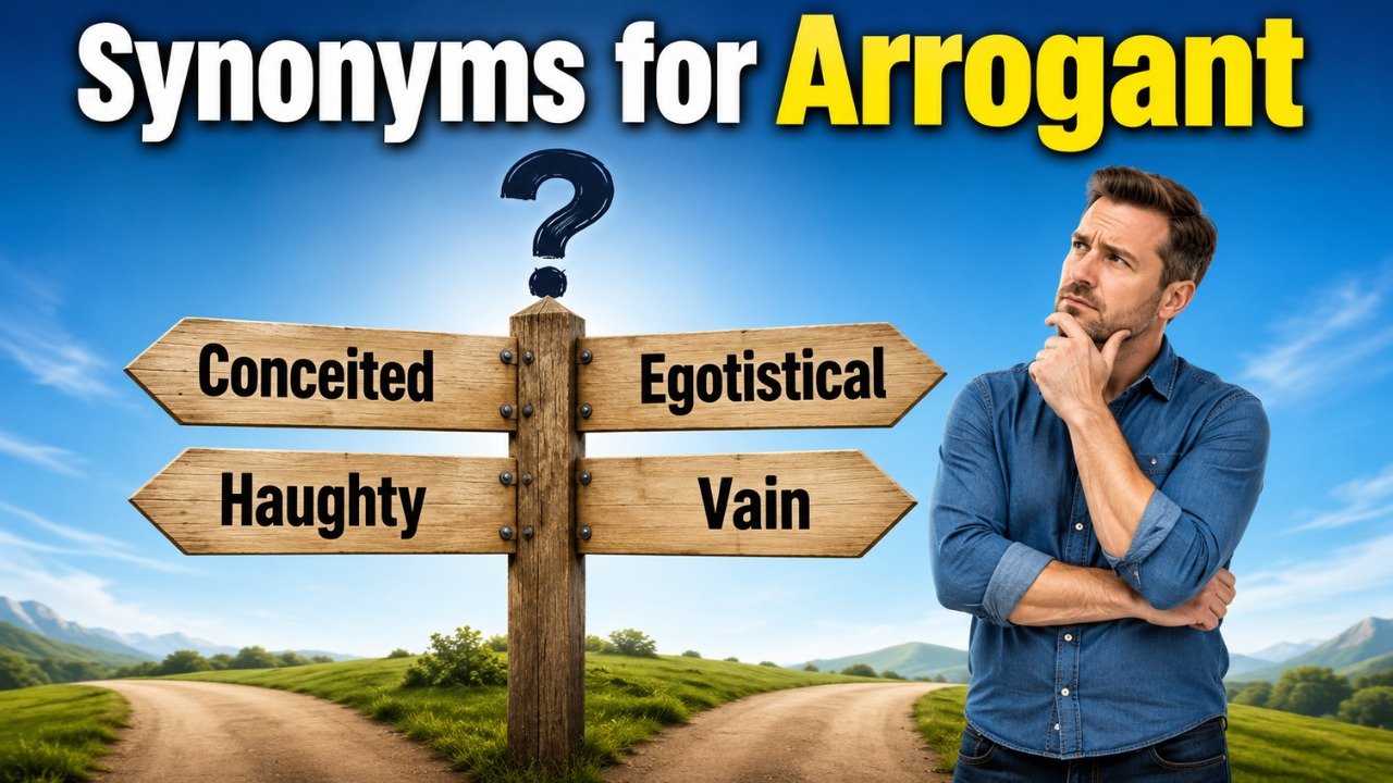 30+ Synonyms for Arrogant: Meanings, Context & Clear Examples