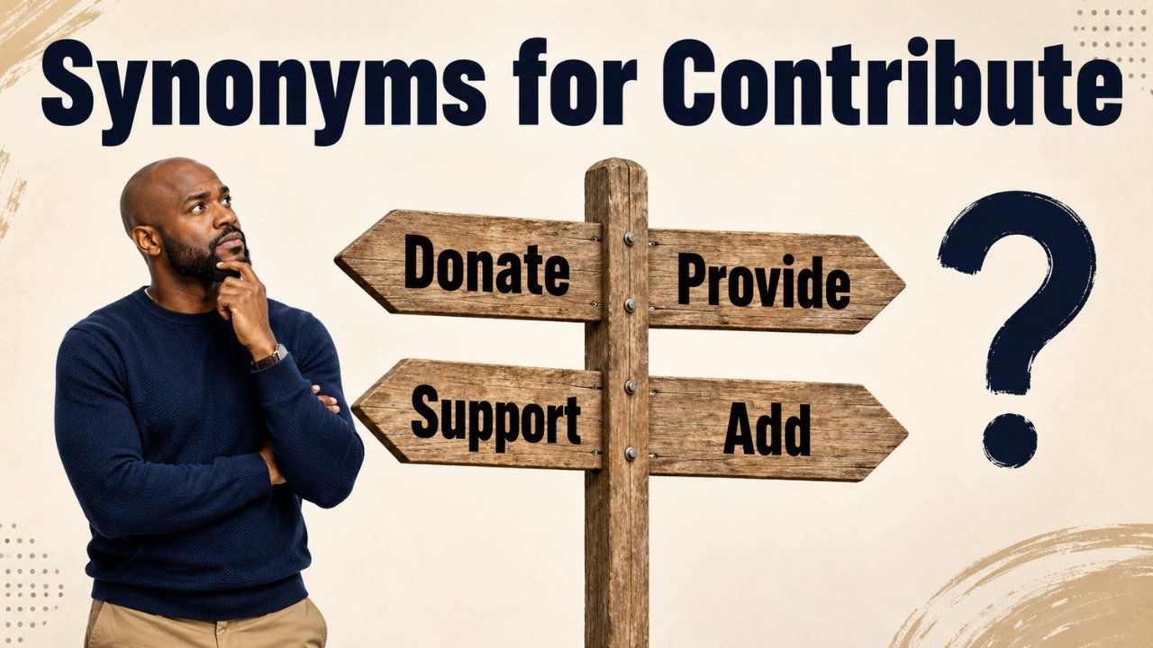 40+ Synonyms for Contribute: Meanings, Uses & Word Choices