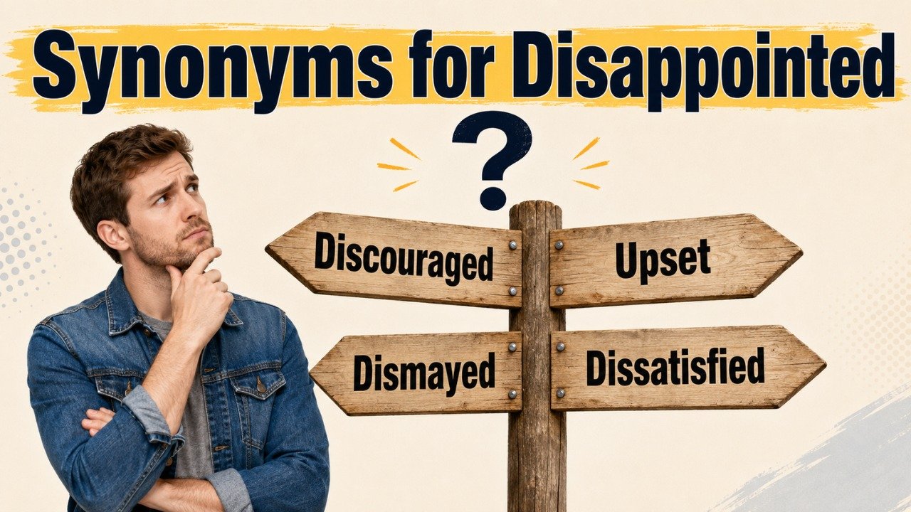 30+ Synonyms for Disappointed: Usage, Context & Examples