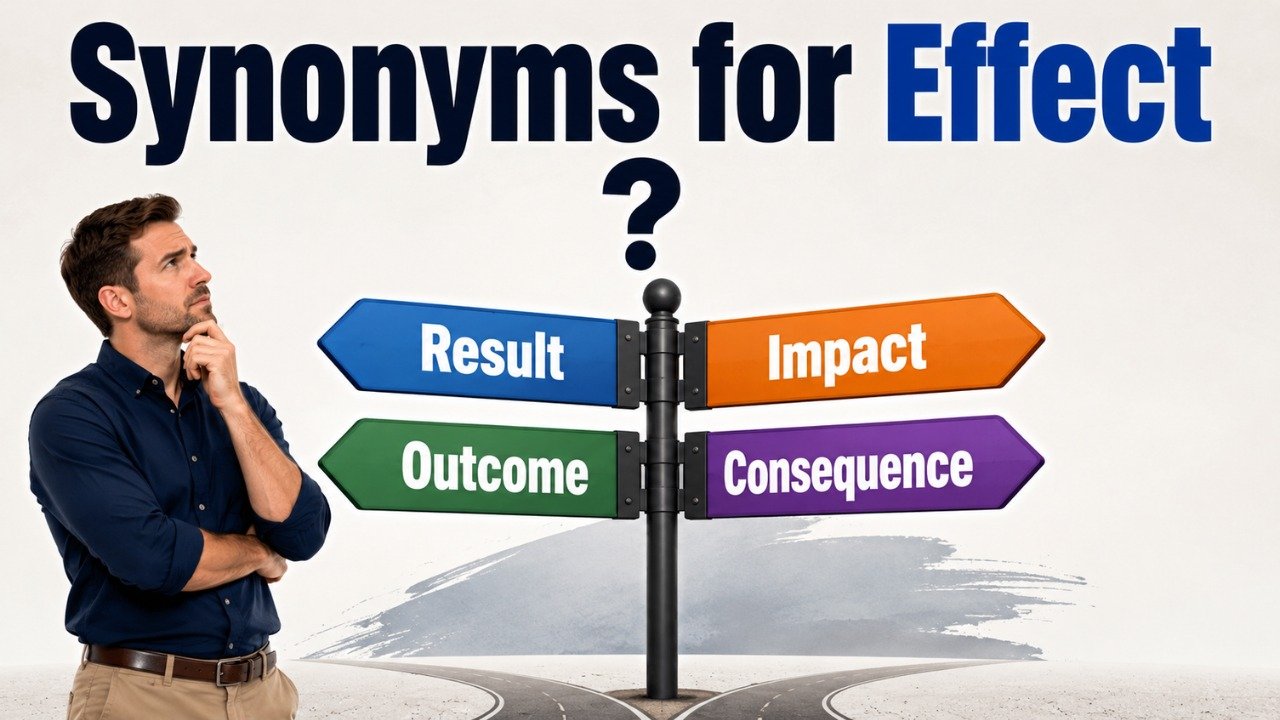30+ Synonyms for Effect: Meanings, Context & Clear Examples