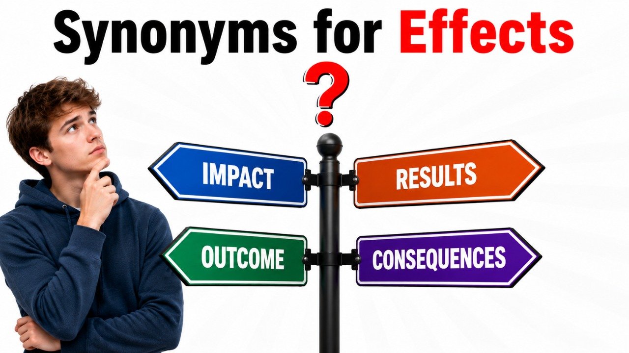 44+ Synonyms for Effects: Strong Word Choices & Examples