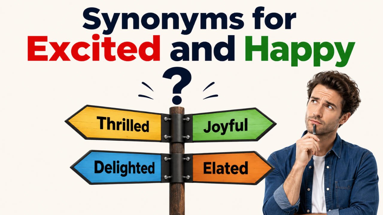 40+ Synonyms for Excited And Happy: Usage, Context & Examples