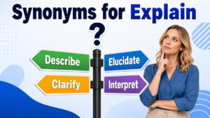 synonyms for explain