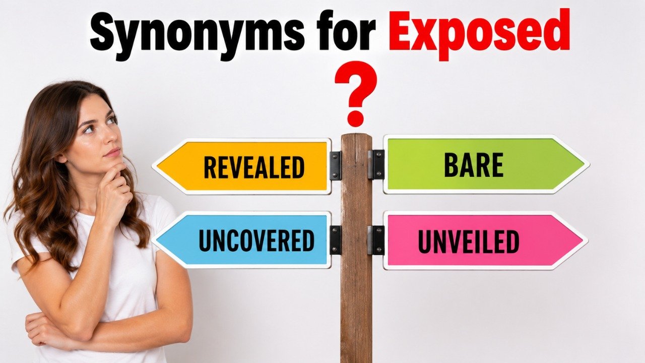 30+ Synonyms for Exposed: Meanings, Context & Clear Examples