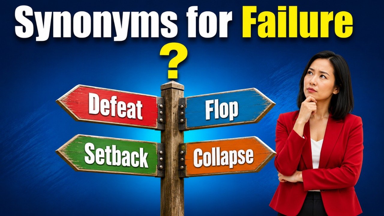 38+ Synonyms for Failure: Meanings, Uses & Word Choices