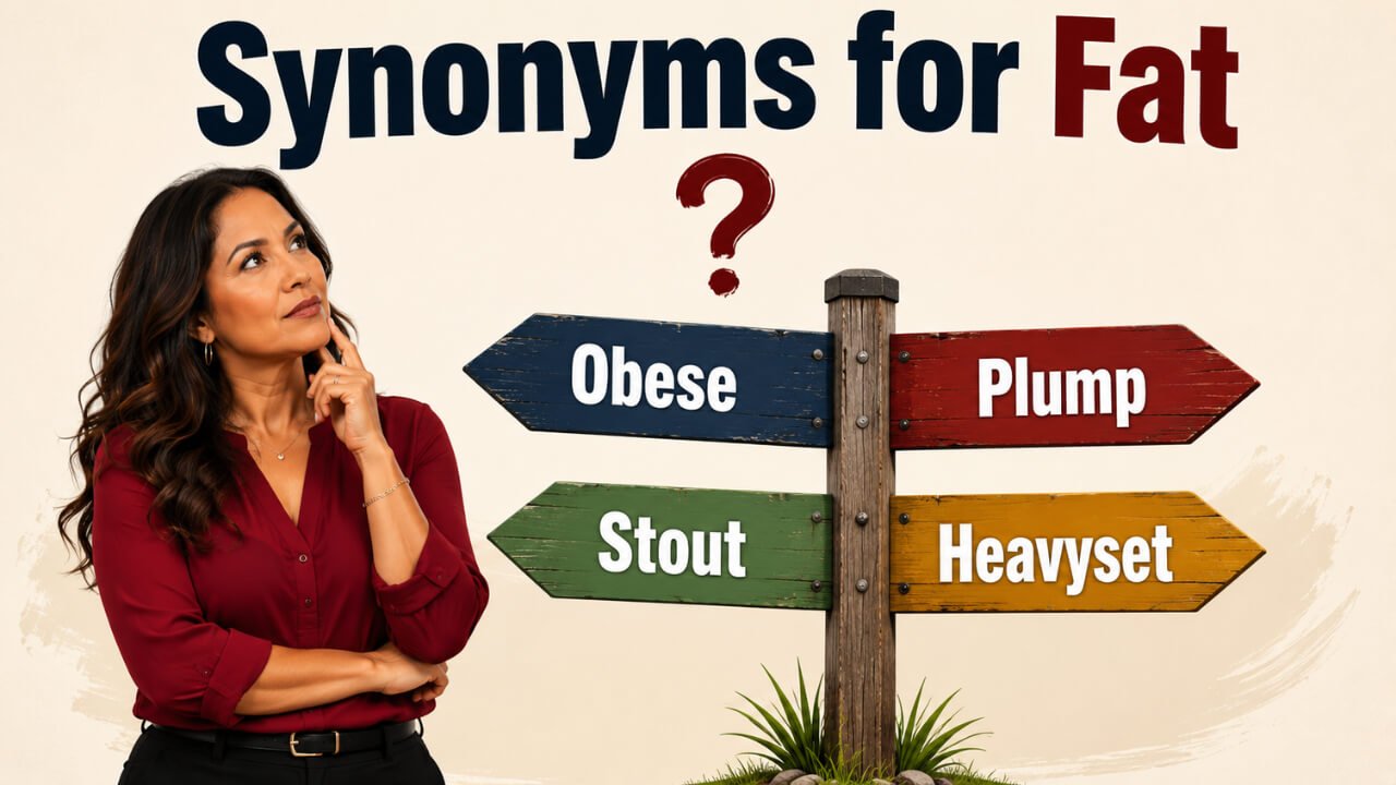synonyms for fat