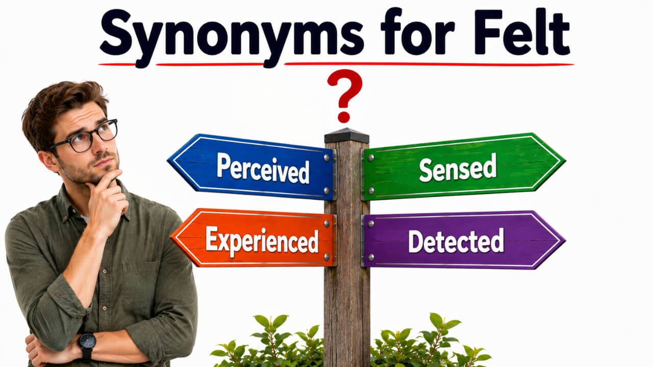 35+ Synonyms for Felt: Meaning, Examples & Best Uses