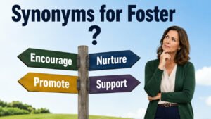 synonyms for foster