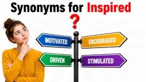 synonyms for inspired