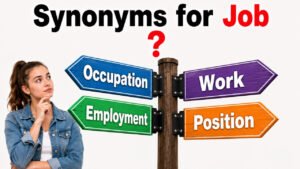 synonyms for job