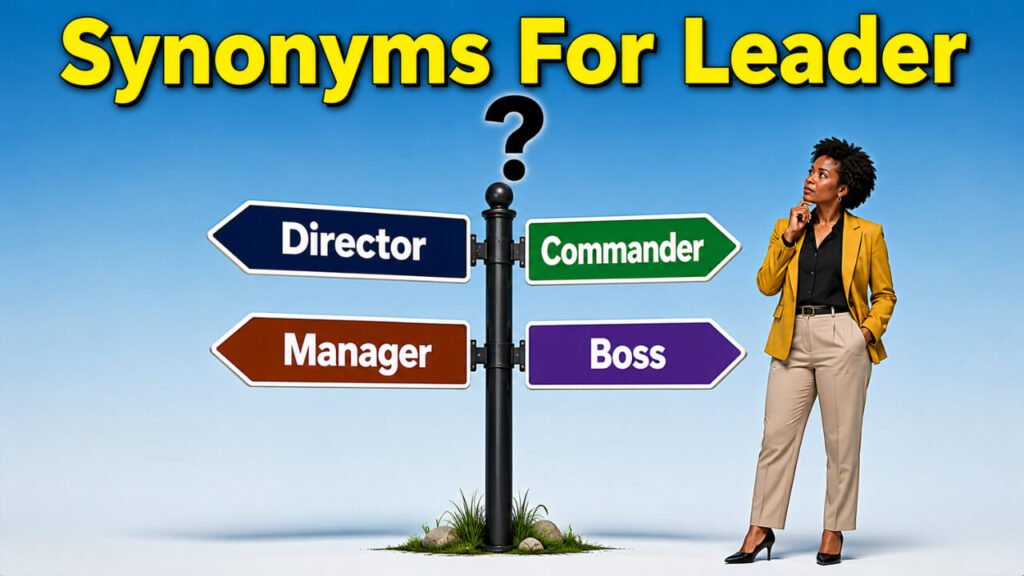 synonyms for leader