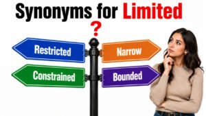 synonyms for limited