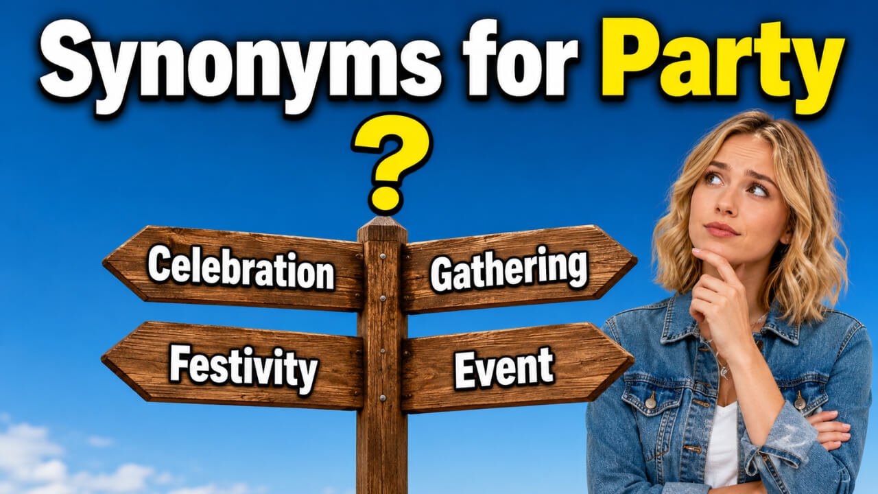 synonyms for party