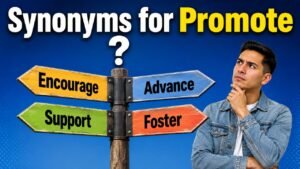 synonyms for promote