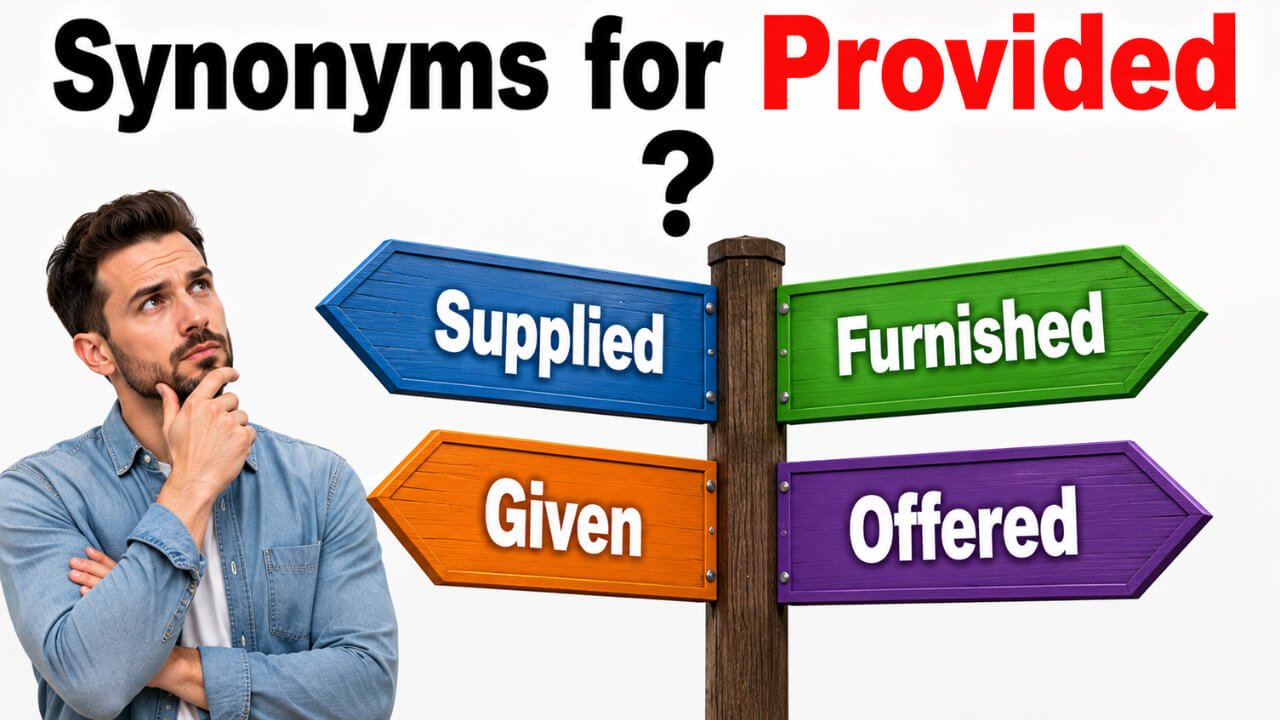 40+ Synonyms for Provided: Usage, Context & Examples