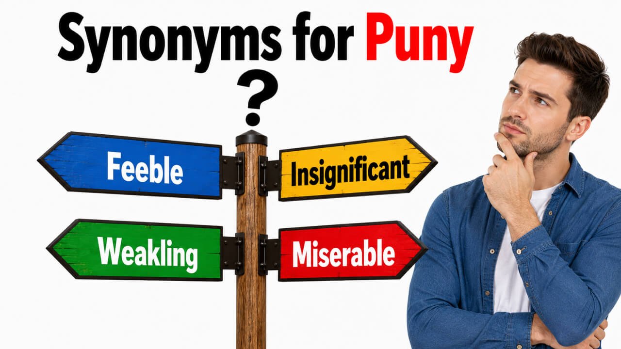 35+ Synonyms for Puny: Usage, Context & Examples