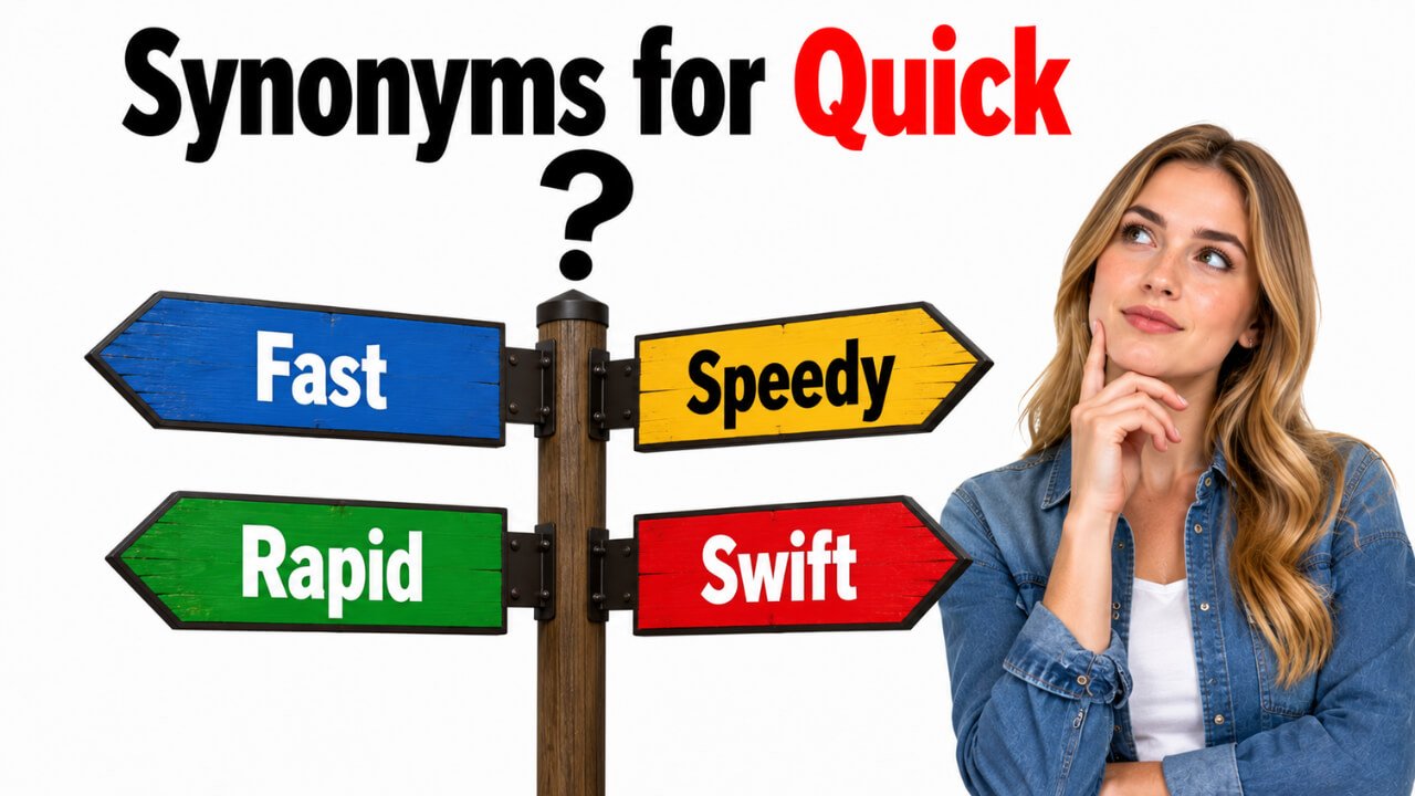 30+ Synonyms for Quick: Meanings, Context & Clear Examples