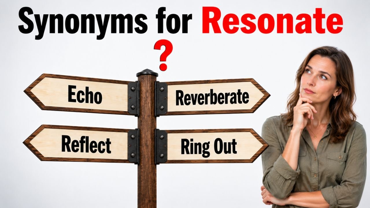 40+ Synonyms for Resonate: Meanings, Uses & Word Choices