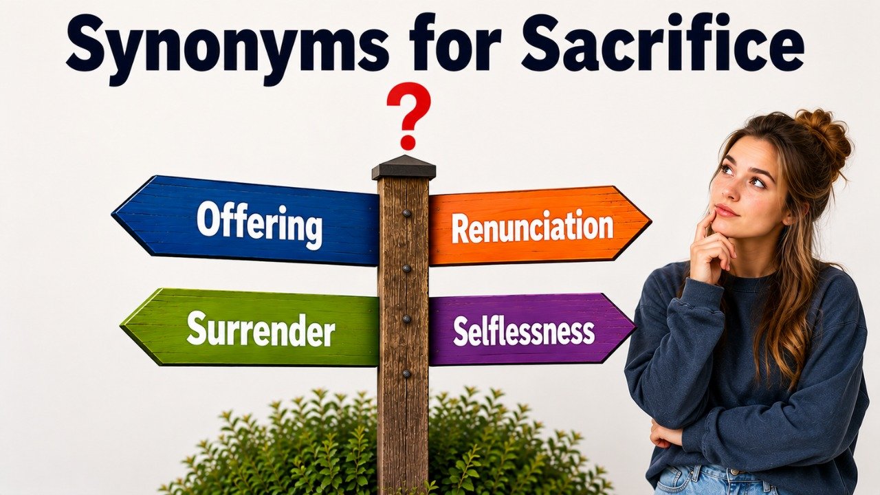 35+ Synonyms for Sacrifice: Meanings, Uses & Word Choices