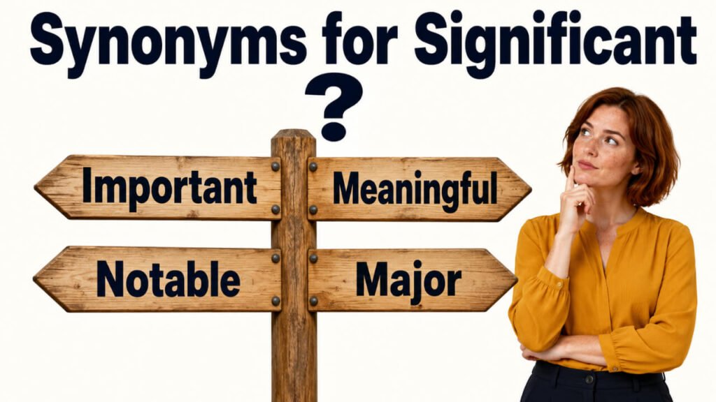 Synonyms for Significant