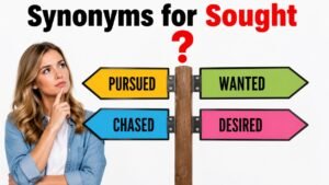 Synonyms for Sought