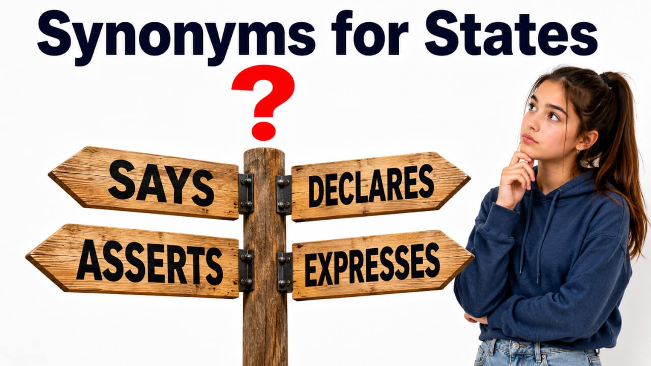 synonyms for states