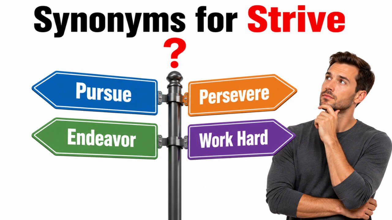 30+ Synonyms for Strive: Meanings, Context & Clear Examples