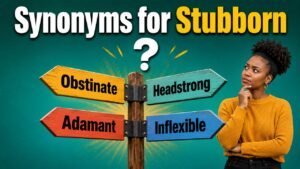 synonyms for stubborn