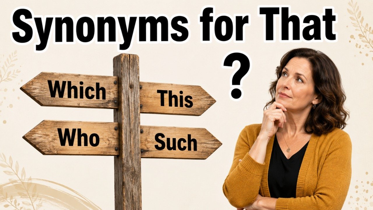 40+ Synonyms for That: Strong Word Choices & Examples