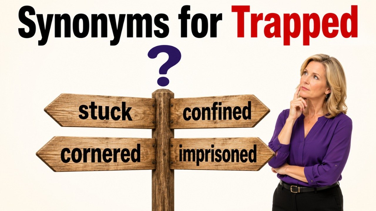 36+ Synonyms for Trapped: Meanings, Uses & Word Choices