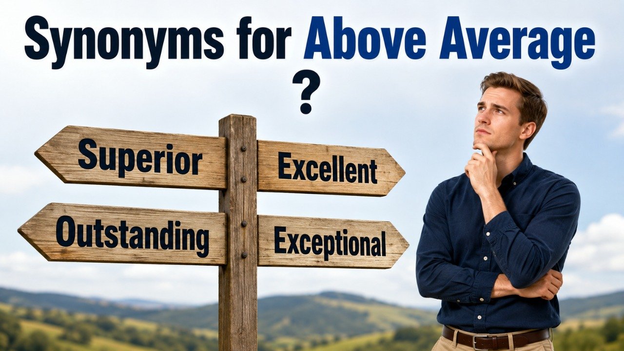 30+ Synonyms for Above Average: Usage, Context & Examples