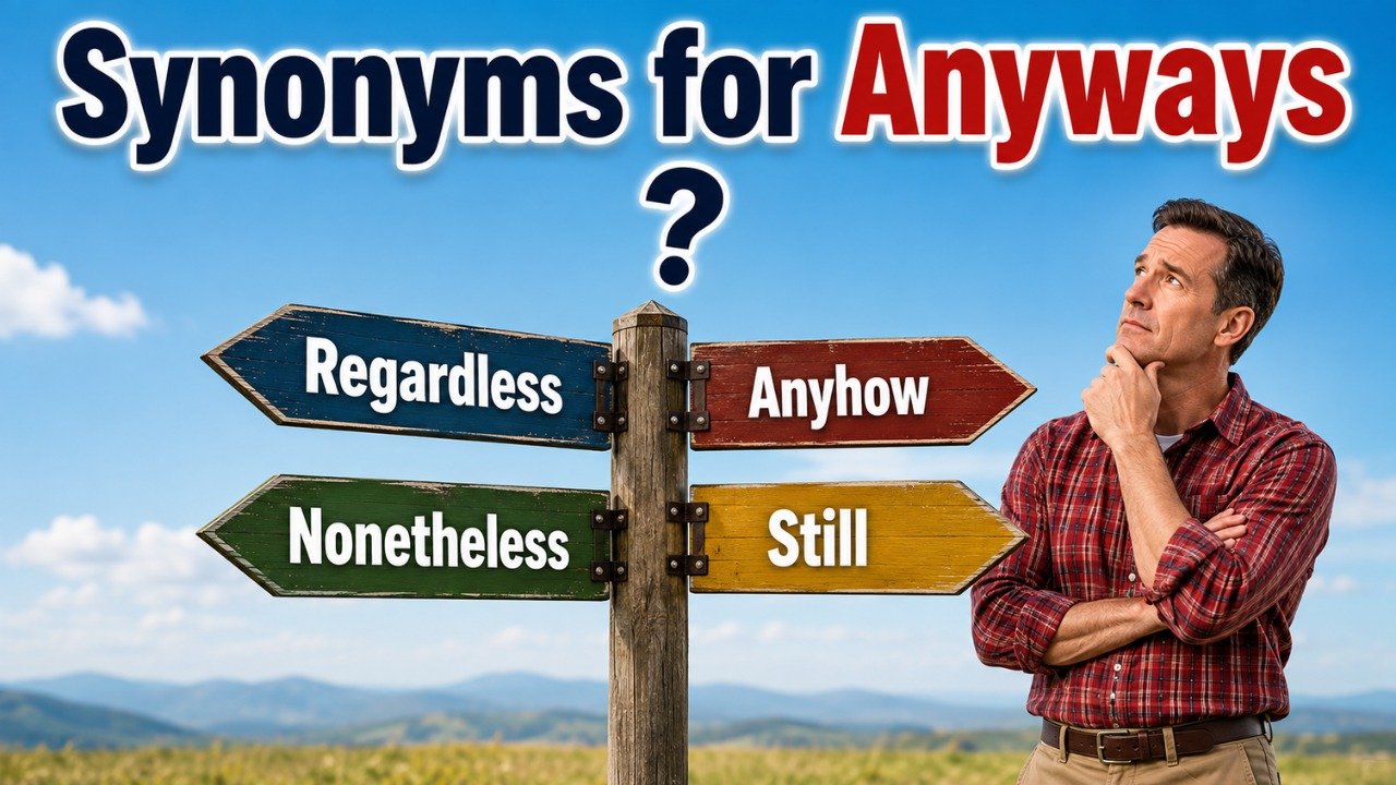 38+ Synonyms for Anyways: Meaning, Examples & Best Uses