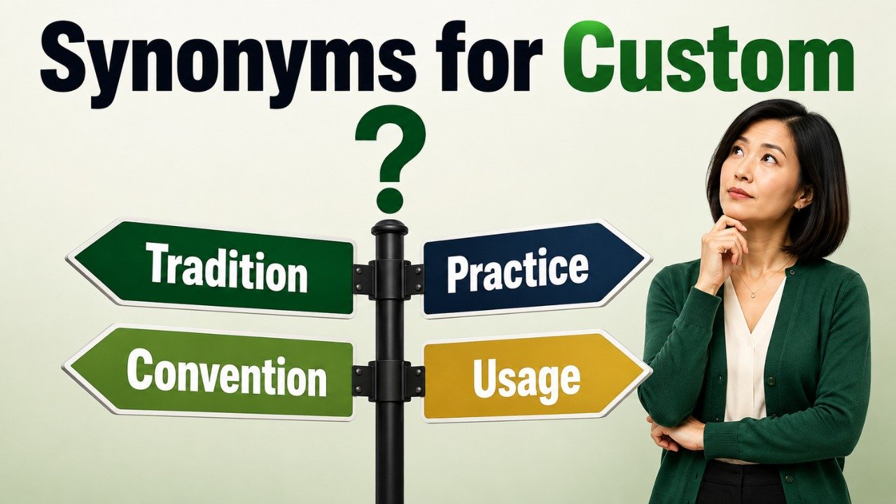 35+ Synonyms for Custom: Usage, Context & Examples
