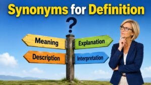 Synonyms for Definition