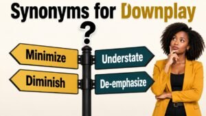 synonyms for downplay