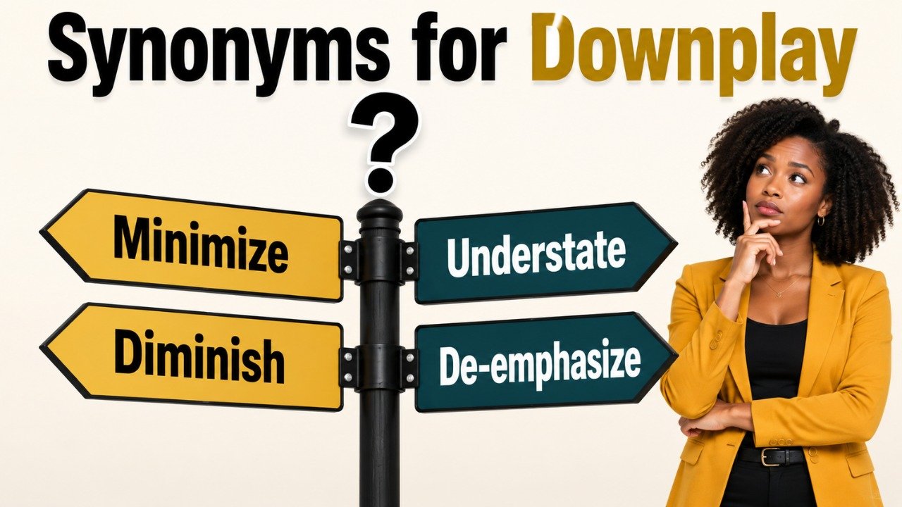 30+ Synonyms for Downplay: Meanings, Context & Clear Examples