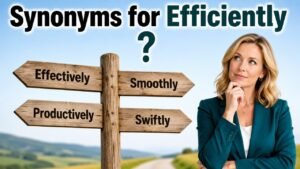 synonyms for efficiently