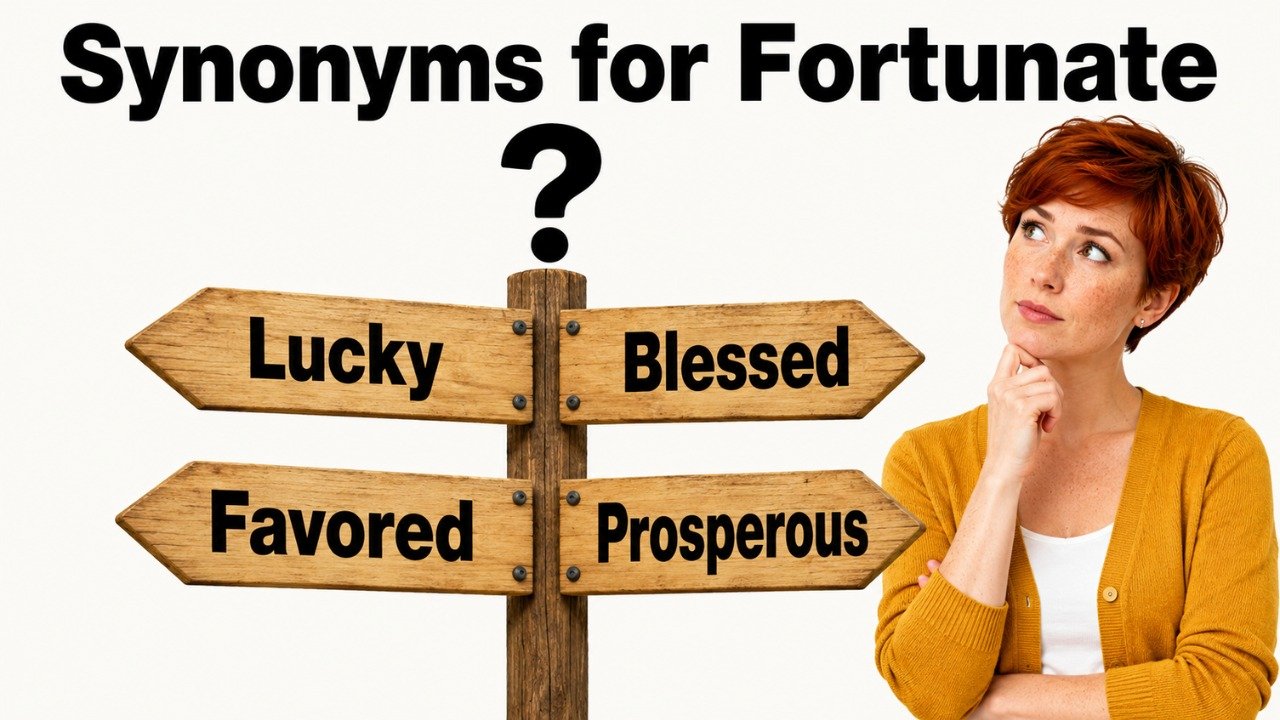 46 + Synonyms for Fortunate: Strong Word Choices & Examples