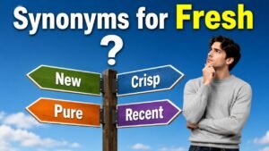synonyms for fresh