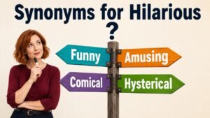 synonyms for hilarious