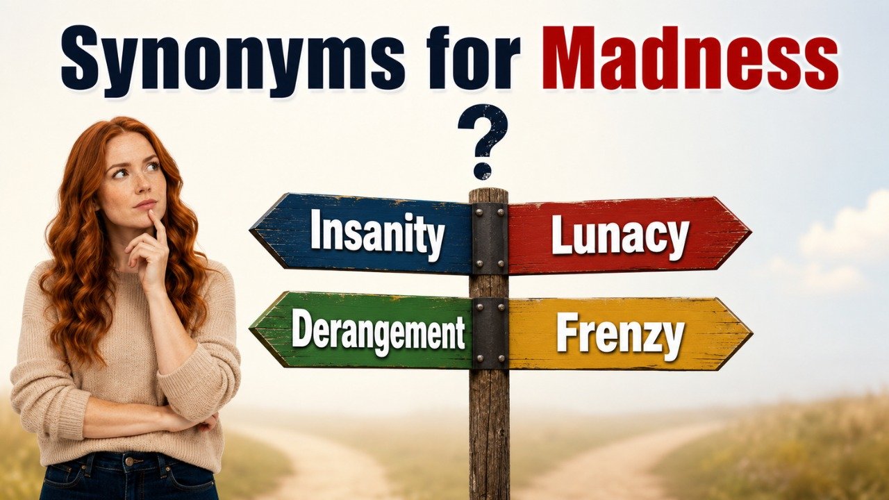 45+ Synonyms for Madness: Meanings, Context & Clear Examples