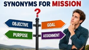 synonyms for mission