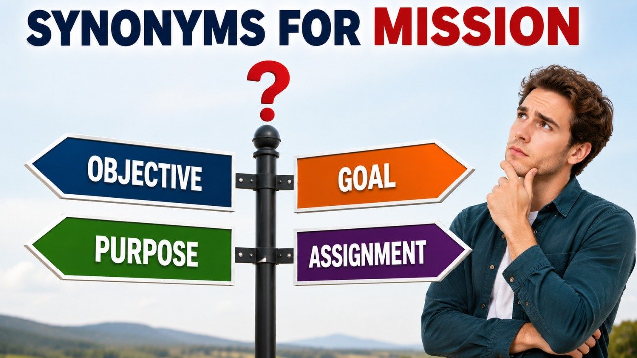 38+ Synonyms for Mission: Meaning, Examples & Best Uses