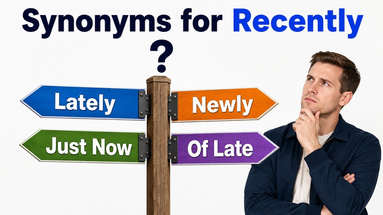 35+ Synonyms for Recently: Usage, Context & Examples