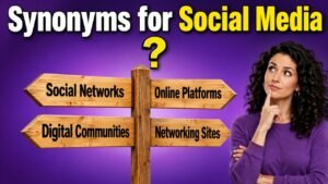 synonyms for social media