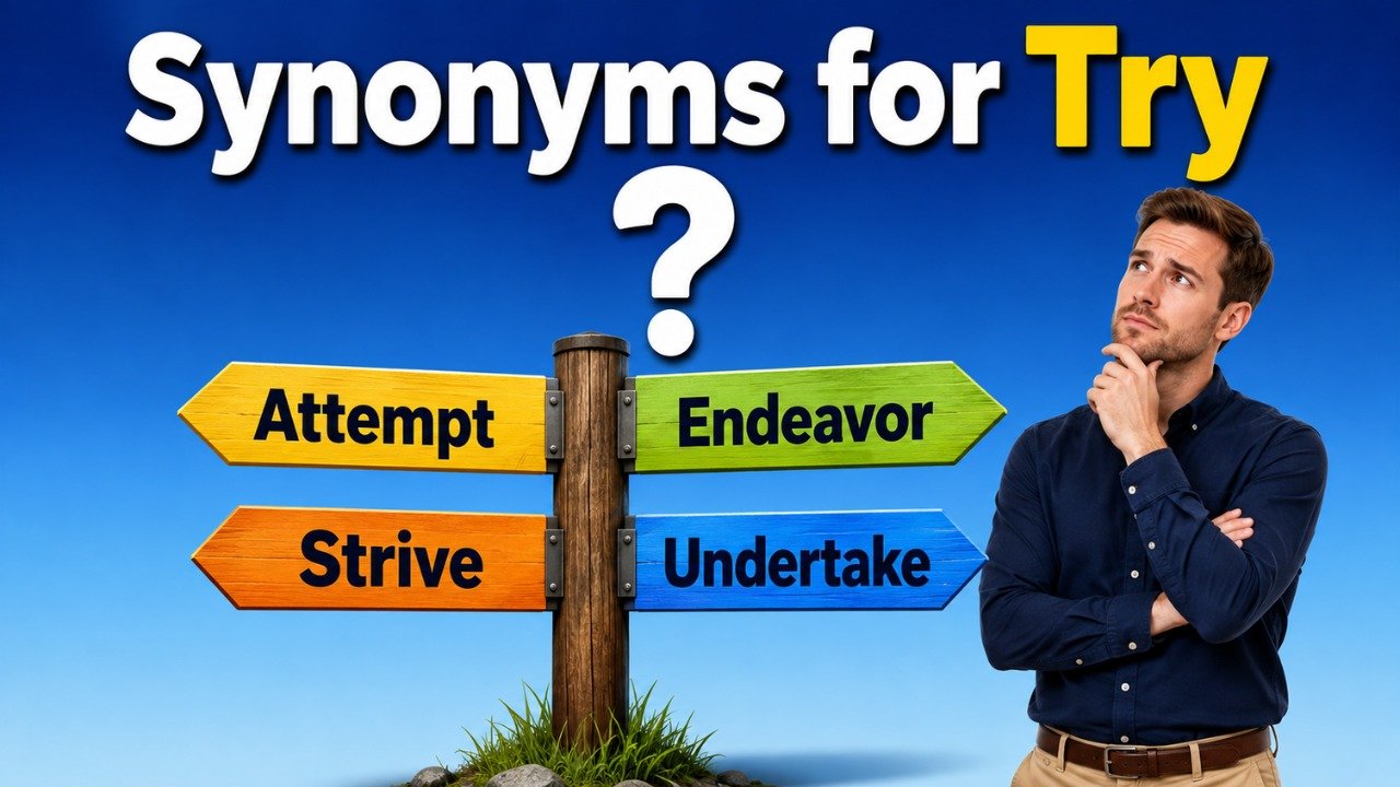 30+ Synonyms for Try: Meanings, Context & Clear Examples