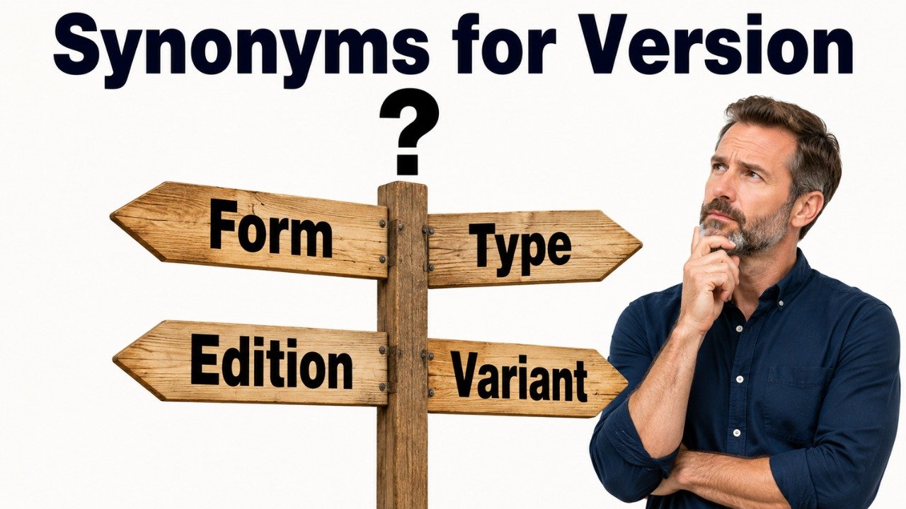 34+ Synonyms for Version: Meanings, Context & Clear Examples
