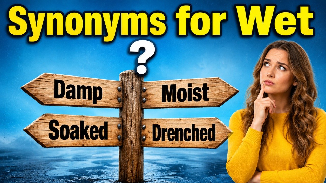 40+ Synonyms for Wet: Meanings, Uses & Word Choices